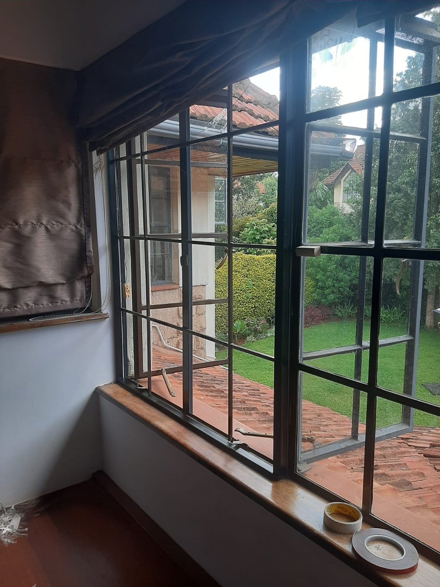 Magnetic mosquito window net - Back View